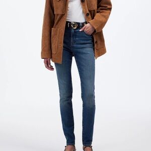 Madewell Blue 10” high rise Skinny Jeans sz 25